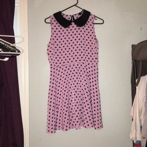Pink cat dress